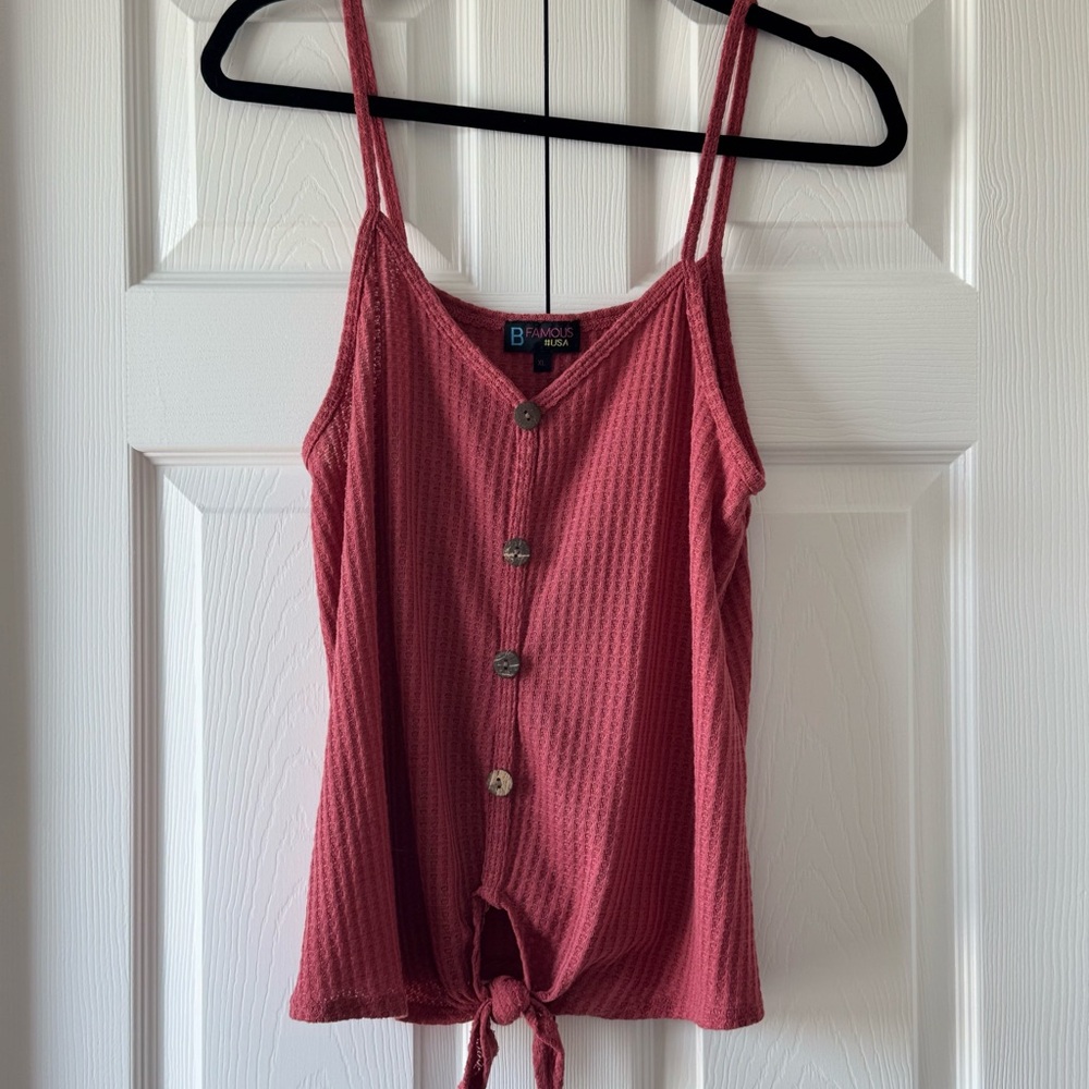 B. Smart Women's Pink Button-Down Top